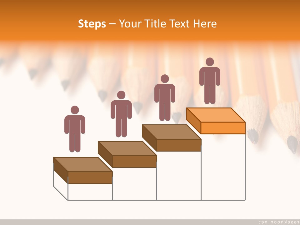 A Group Of Yellow Pencils With A White Background PowerPoint Template