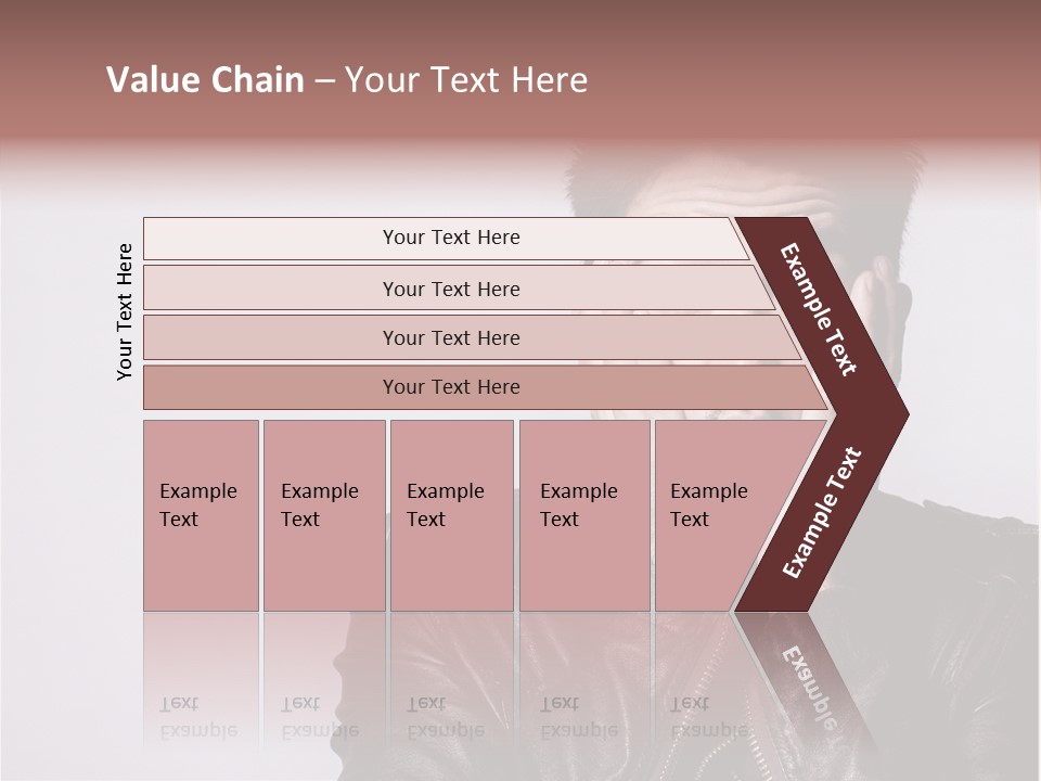A Man Covering His Face With His Hands PowerPoint Template