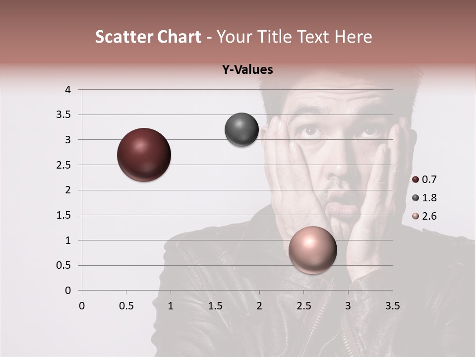 A Man Covering His Face With His Hands PowerPoint Template