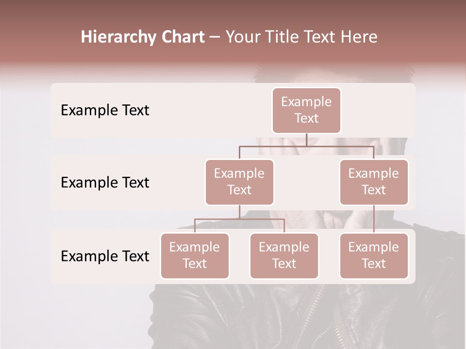 A Man Covering His Face With His Hands PowerPoint Template