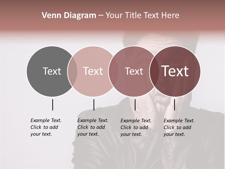 A Man Covering His Face With His Hands PowerPoint Template