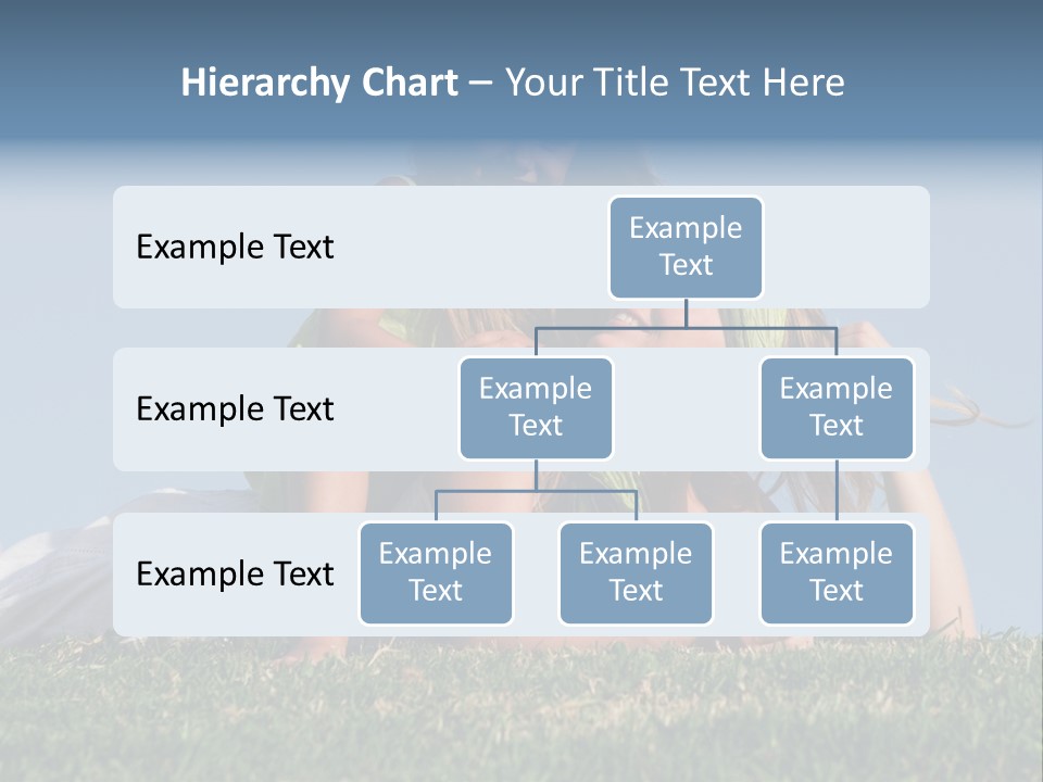A Mother And Daughter Laying On The Grass PowerPoint Template