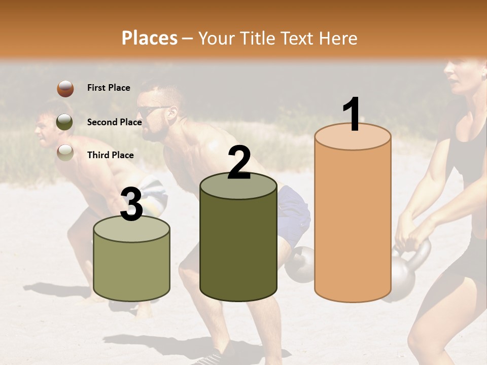 Power Training Cross PowerPoint Template