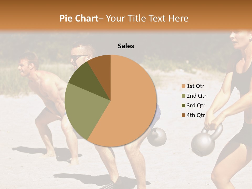 Power Training Cross PowerPoint Template