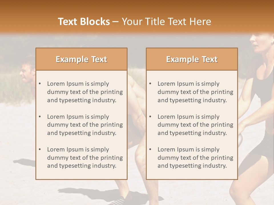 Power Training Cross PowerPoint Template
