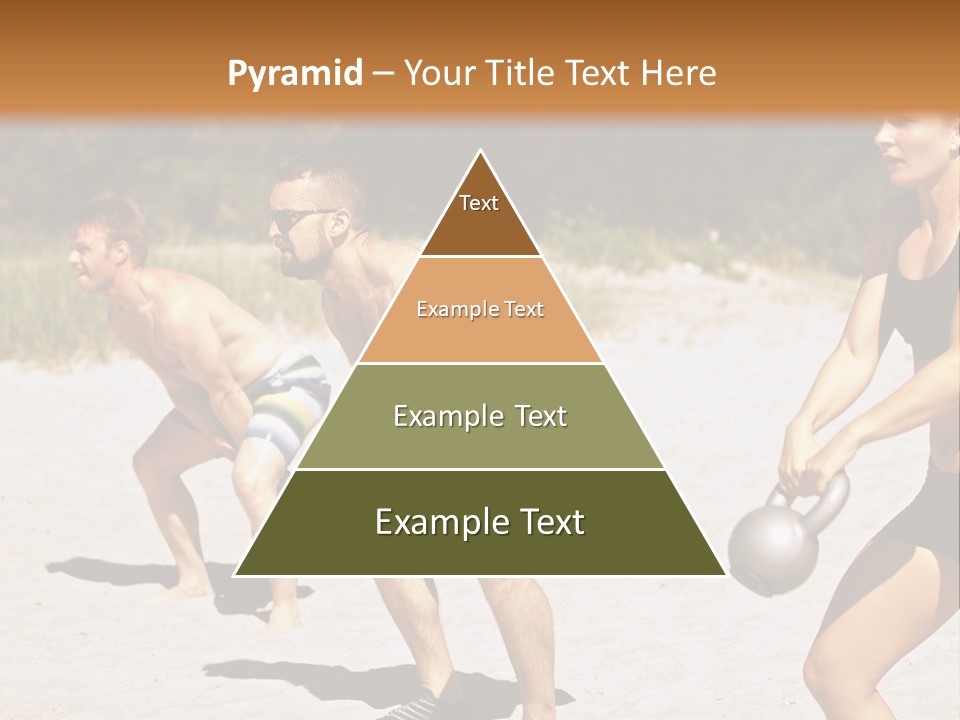 Power Training Cross PowerPoint Template