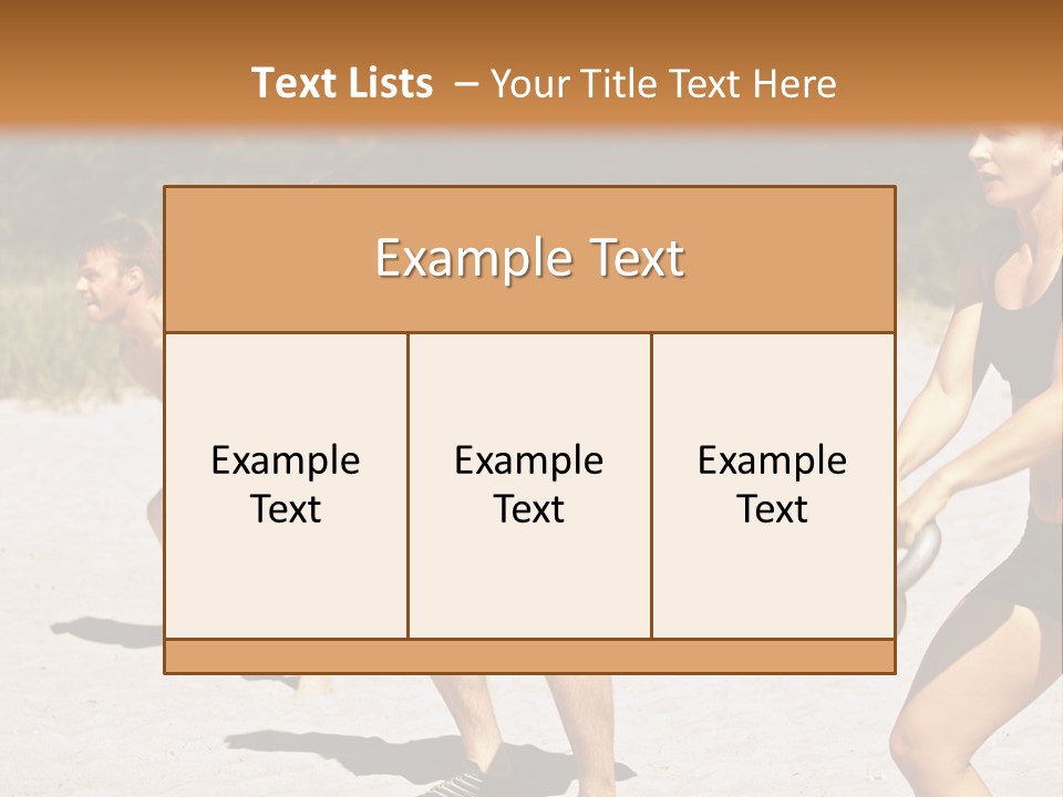Power Training Cross PowerPoint Template
