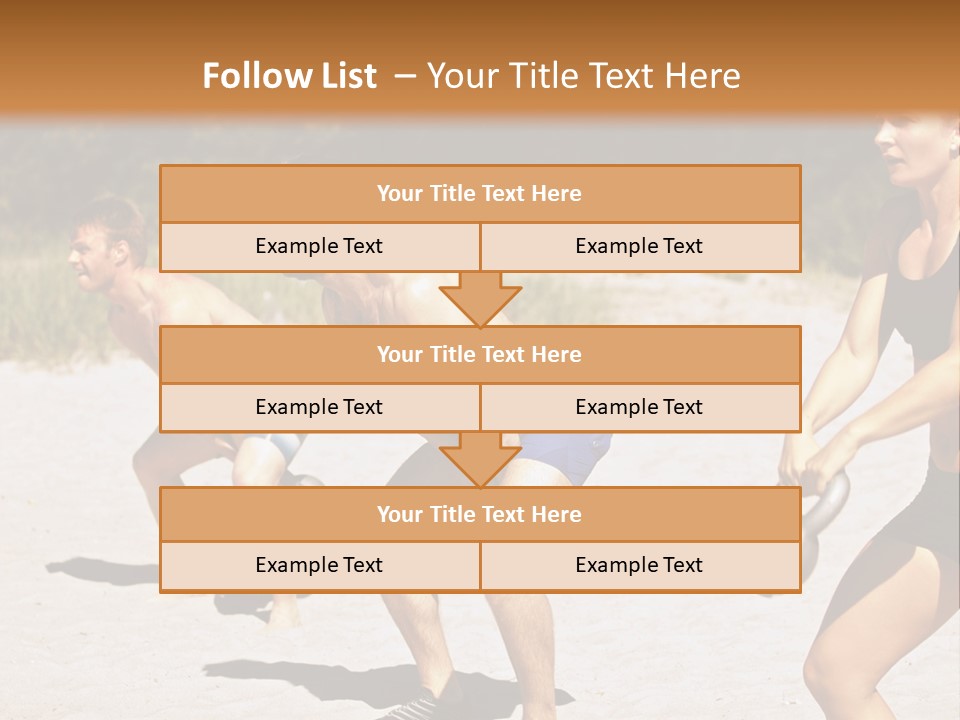 Power Training Cross PowerPoint Template