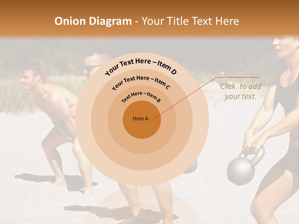 Power Training Cross PowerPoint Template