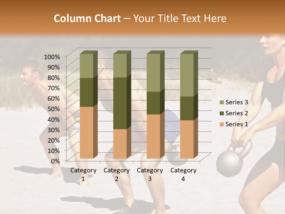 Power Training Cross PowerPoint Template
