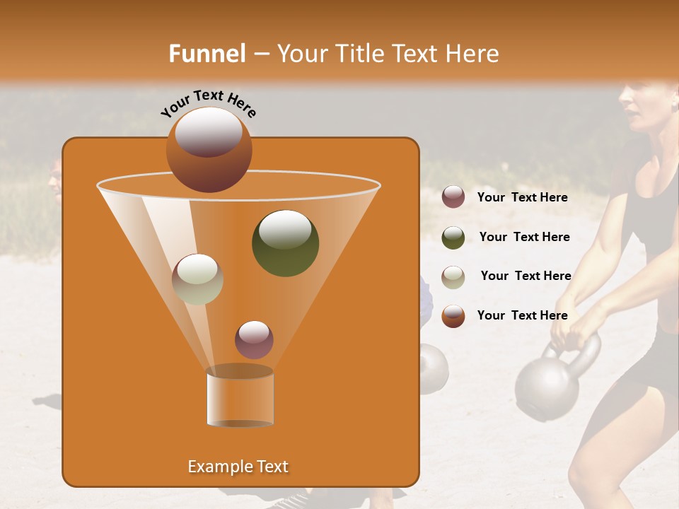 Power Training Cross PowerPoint Template