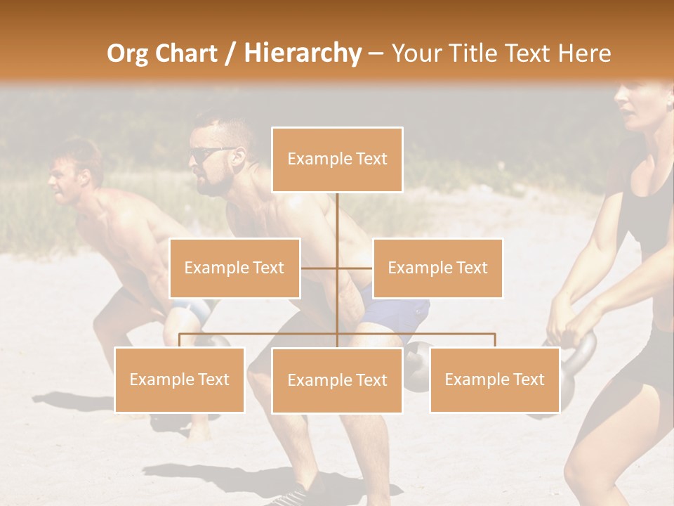 Power Training Cross PowerPoint Template