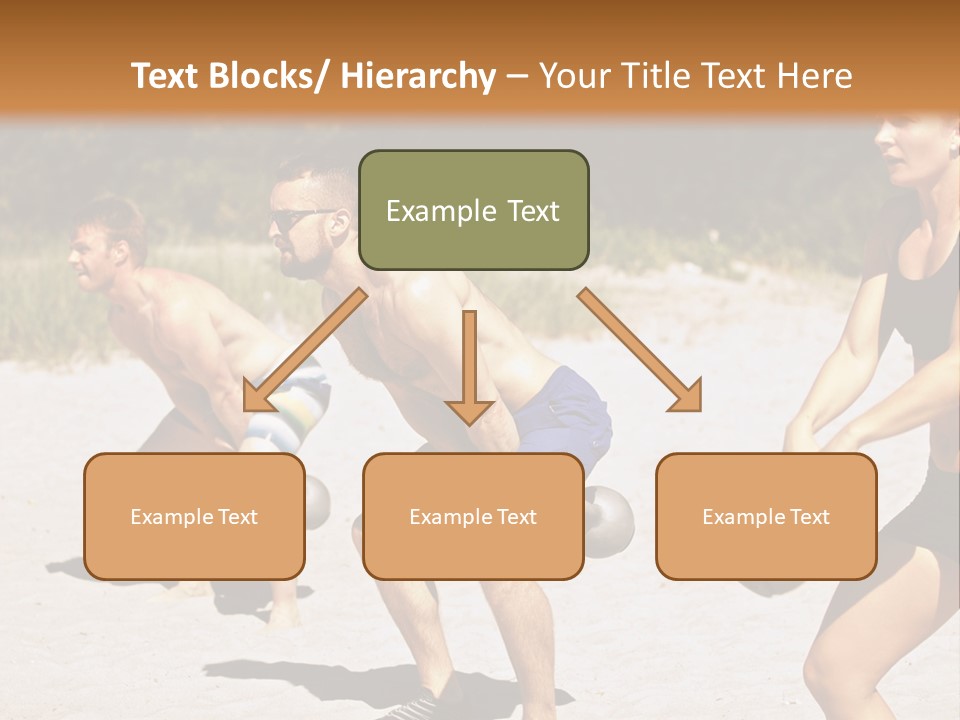 Power Training Cross PowerPoint Template