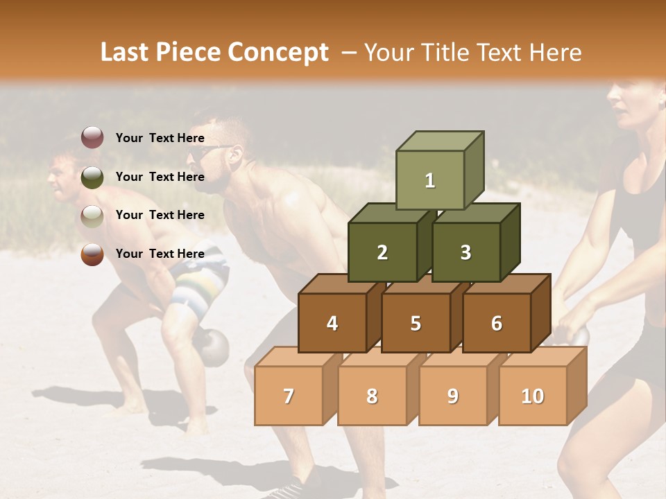 Power Training Cross PowerPoint Template