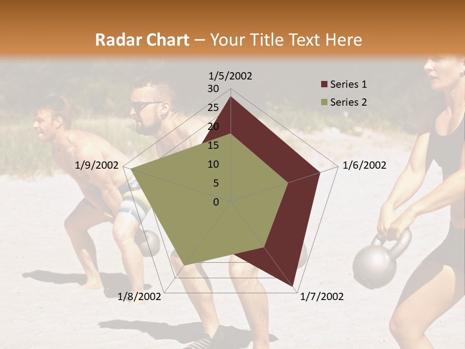 Power Training Cross PowerPoint Template