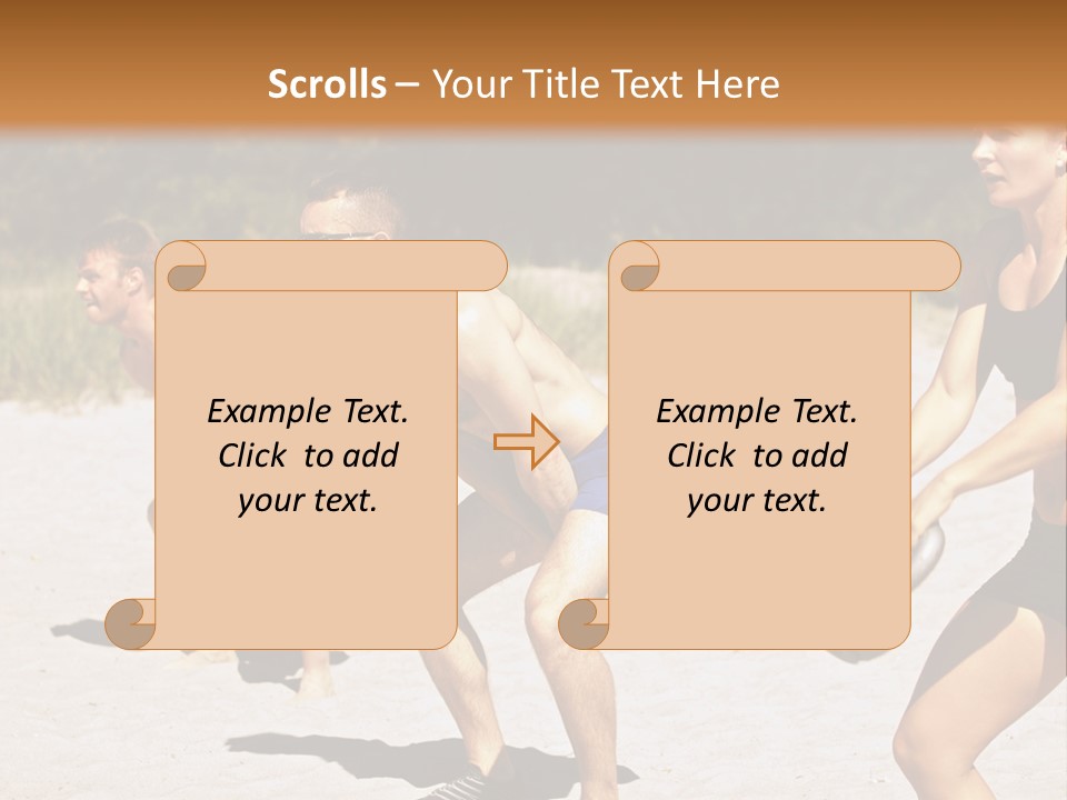 Power Training Cross PowerPoint Template