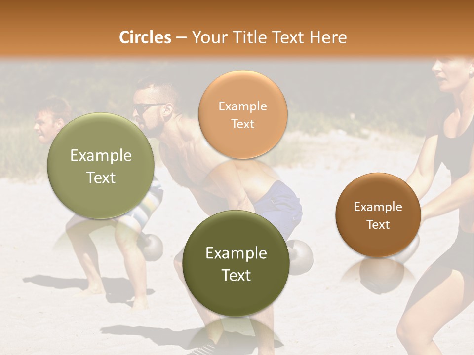 Power Training Cross PowerPoint Template