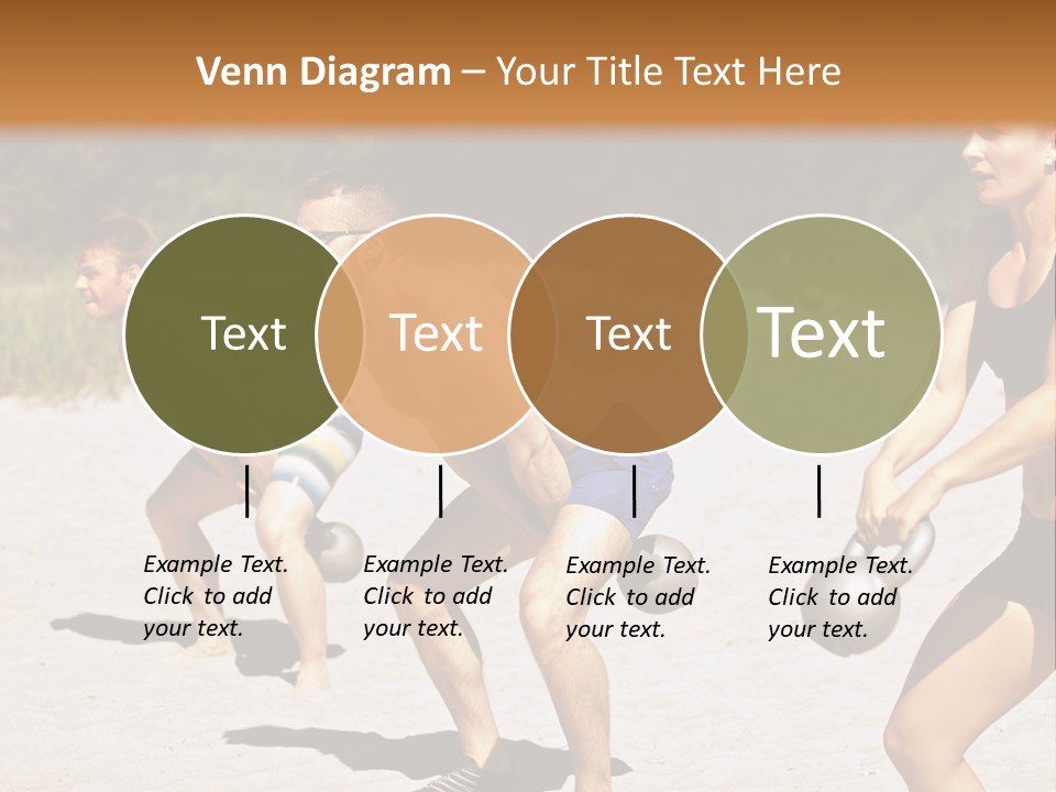 Power Training Cross PowerPoint Template