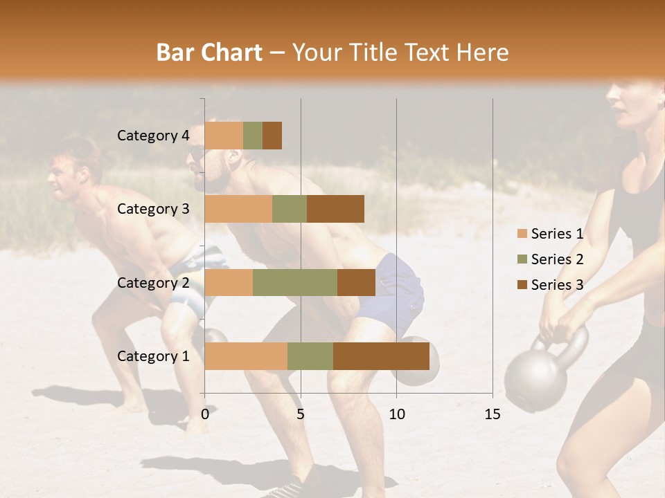 Power Training Cross PowerPoint Template