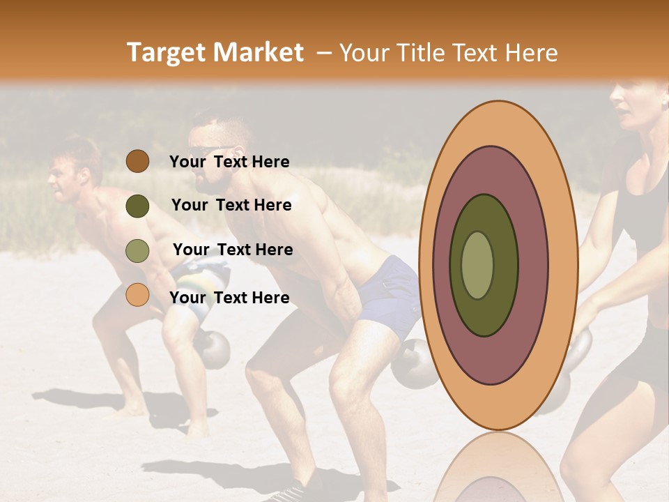 Power Training Cross PowerPoint Template