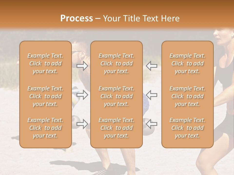 Power Training Cross PowerPoint Template