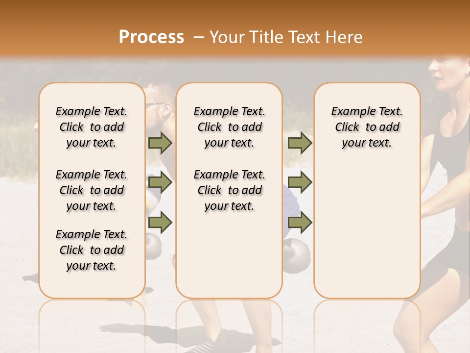 Power Training Cross PowerPoint Template