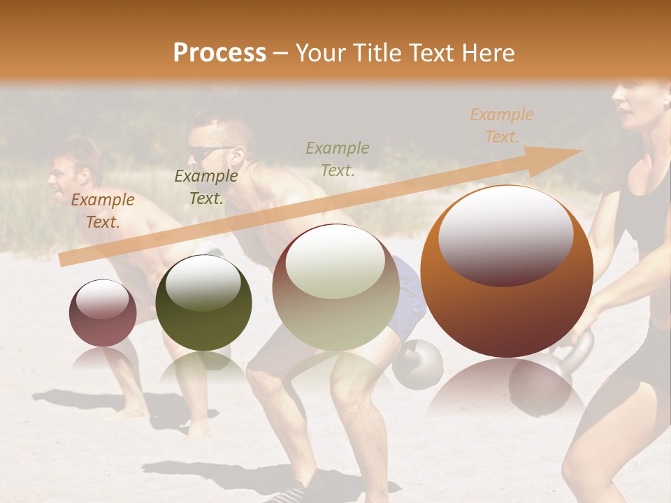 Power Training Cross PowerPoint Template