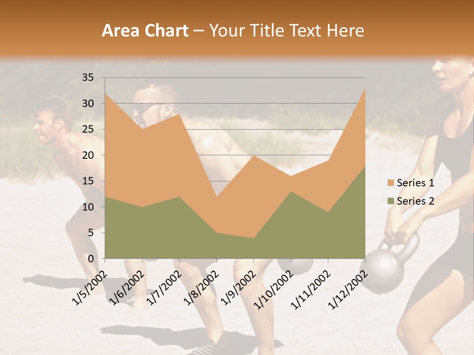 Power Training Cross PowerPoint Template