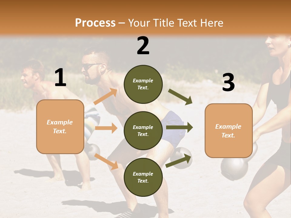 Power Training Cross PowerPoint Template