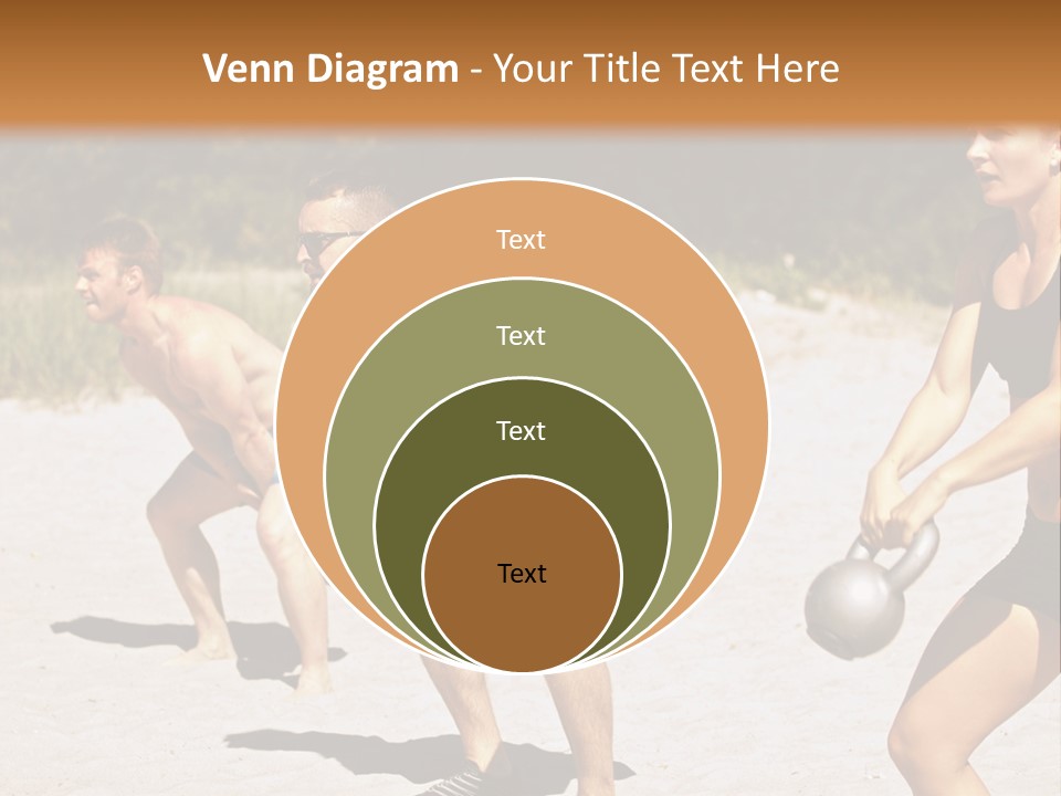 Power Training Cross PowerPoint Template