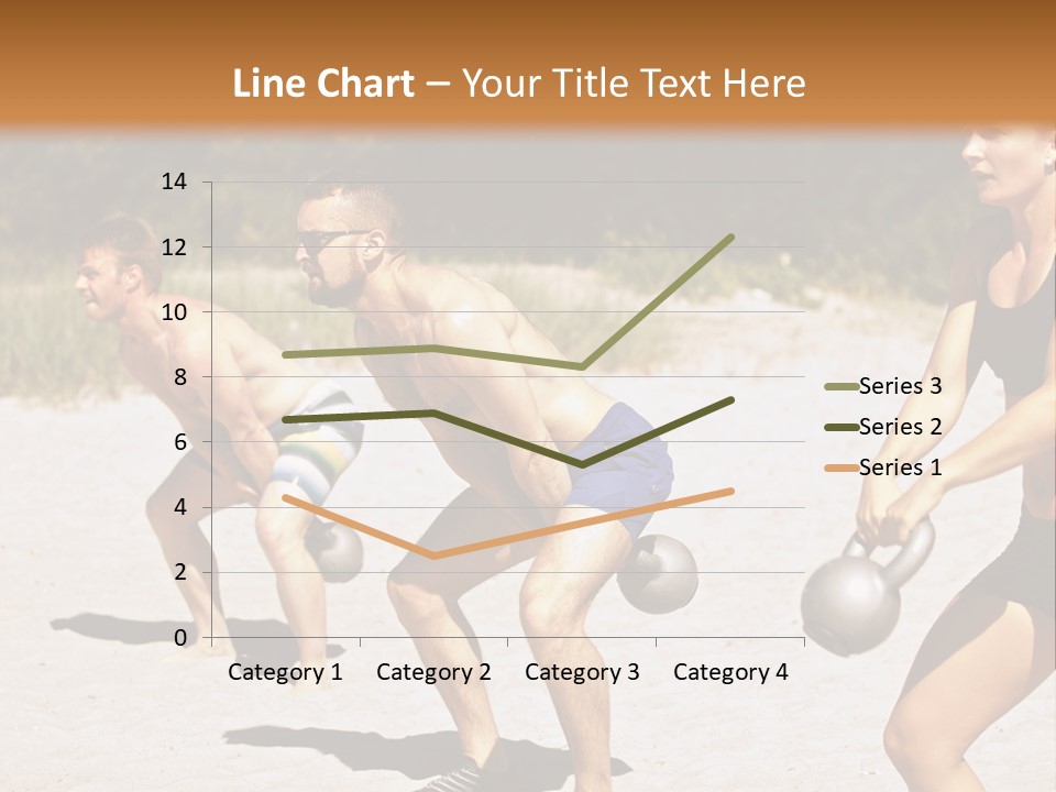 Power Training Cross PowerPoint Template