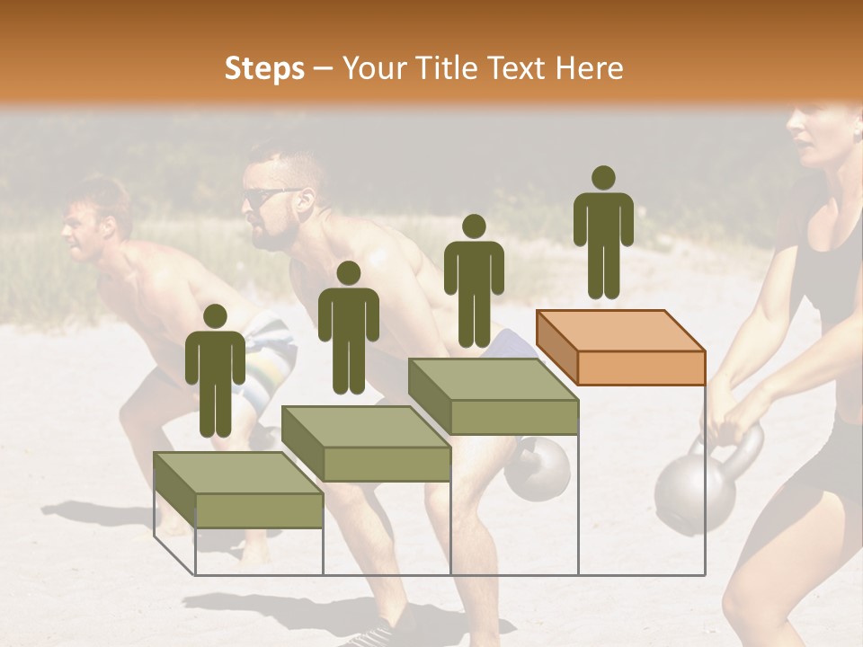 Power Training Cross PowerPoint Template