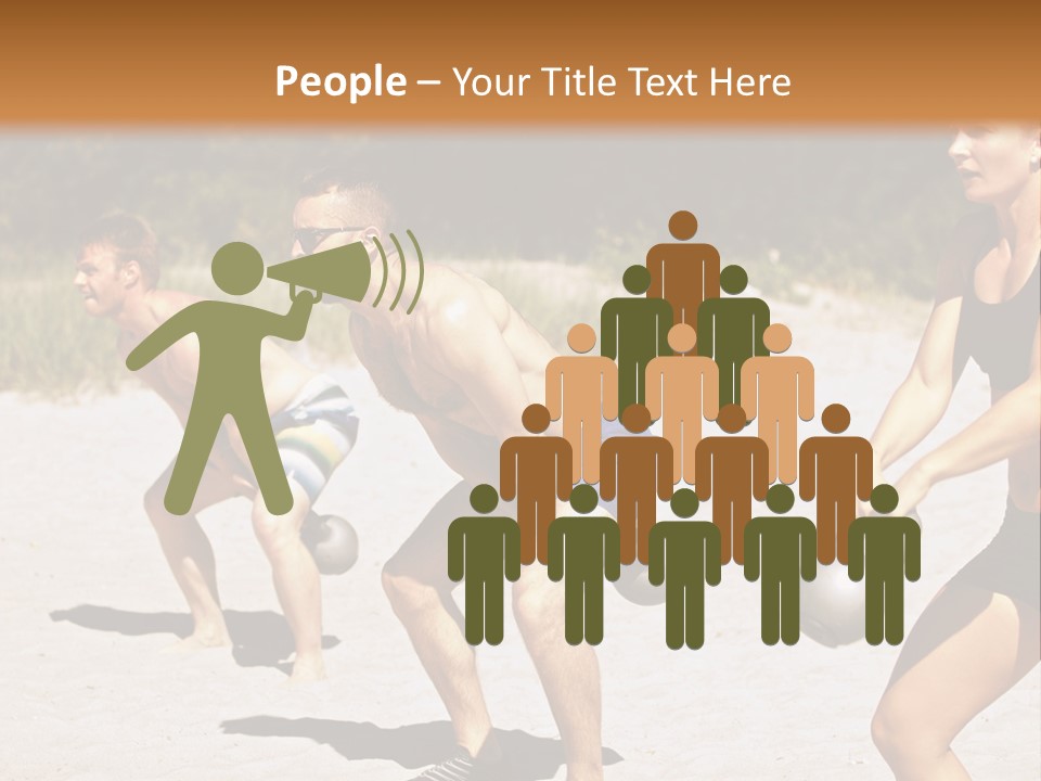 Power Training Cross PowerPoint Template