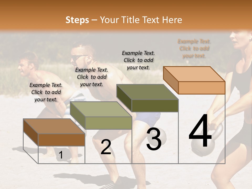 Power Training Cross PowerPoint Template