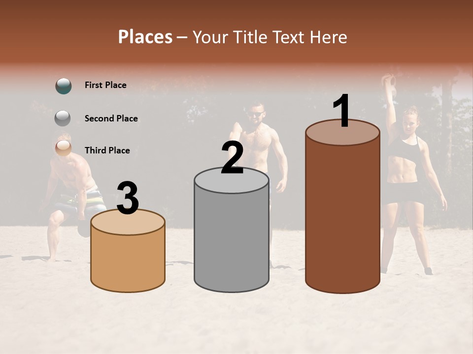Power Training Cross PowerPoint Template