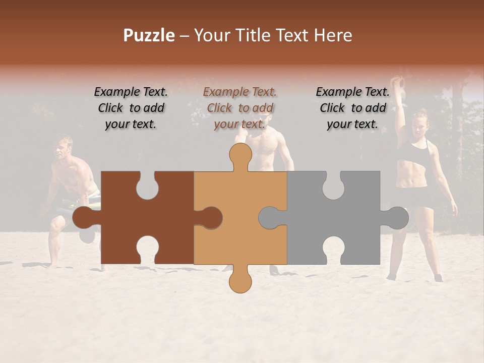 Power Training Cross PowerPoint Template