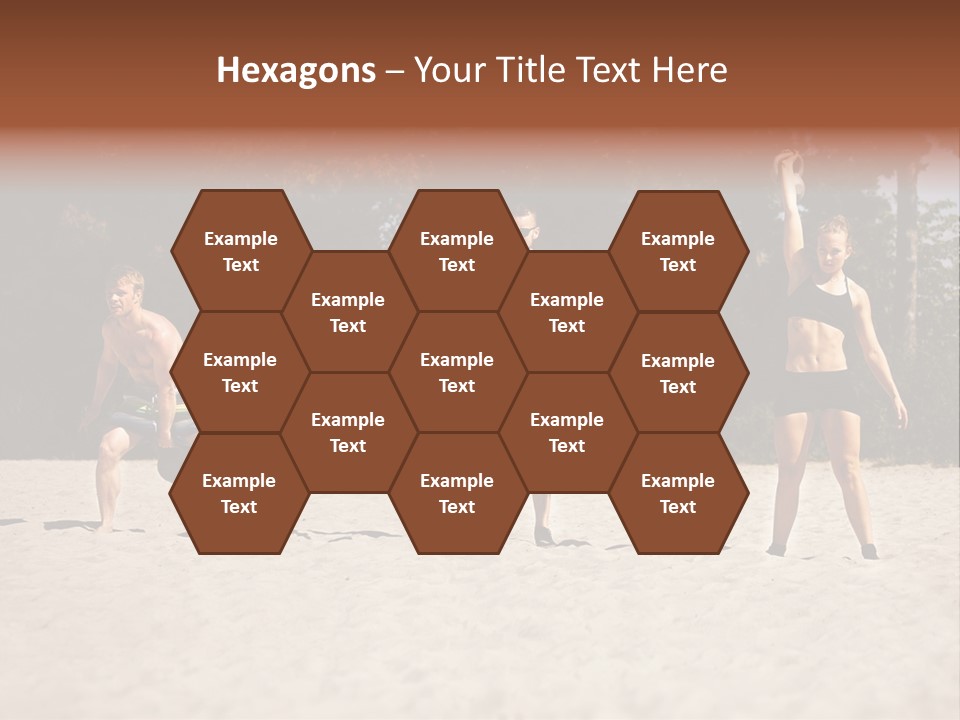 Power Training Cross PowerPoint Template