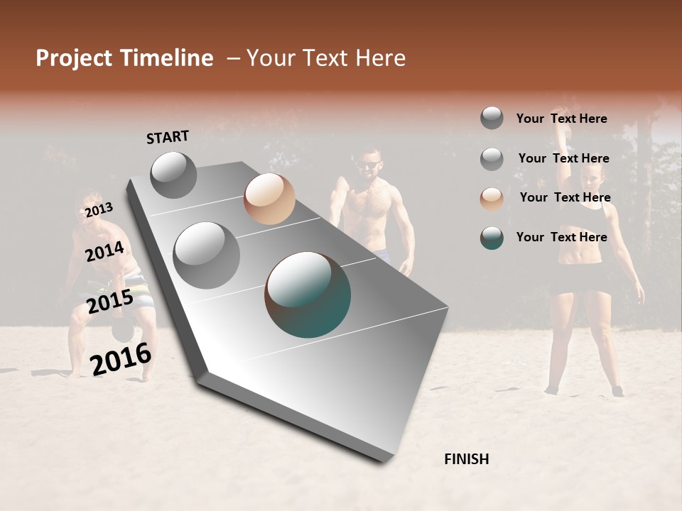 Power Training Cross PowerPoint Template