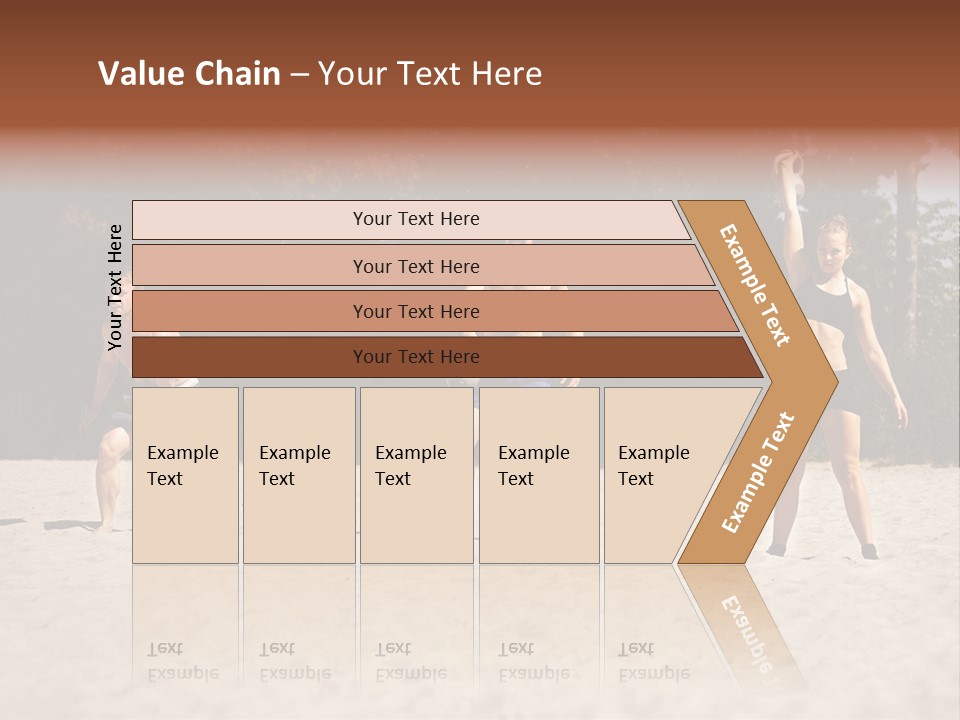 Power Training Cross PowerPoint Template