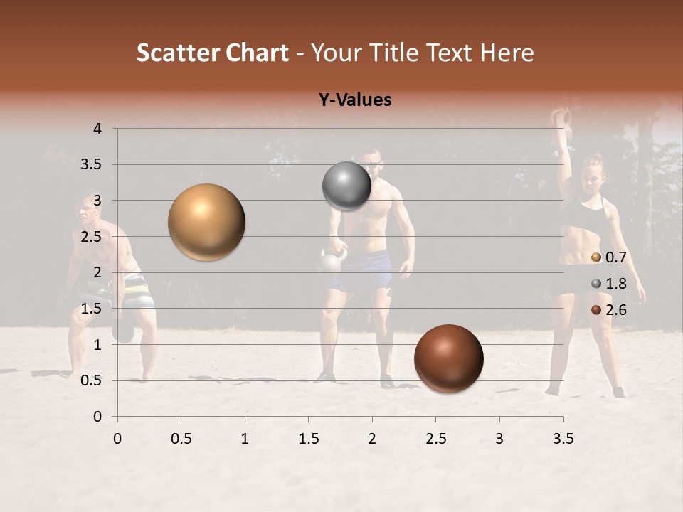 Power Training Cross PowerPoint Template