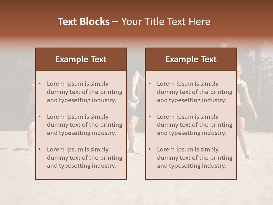Power Training Cross PowerPoint Template