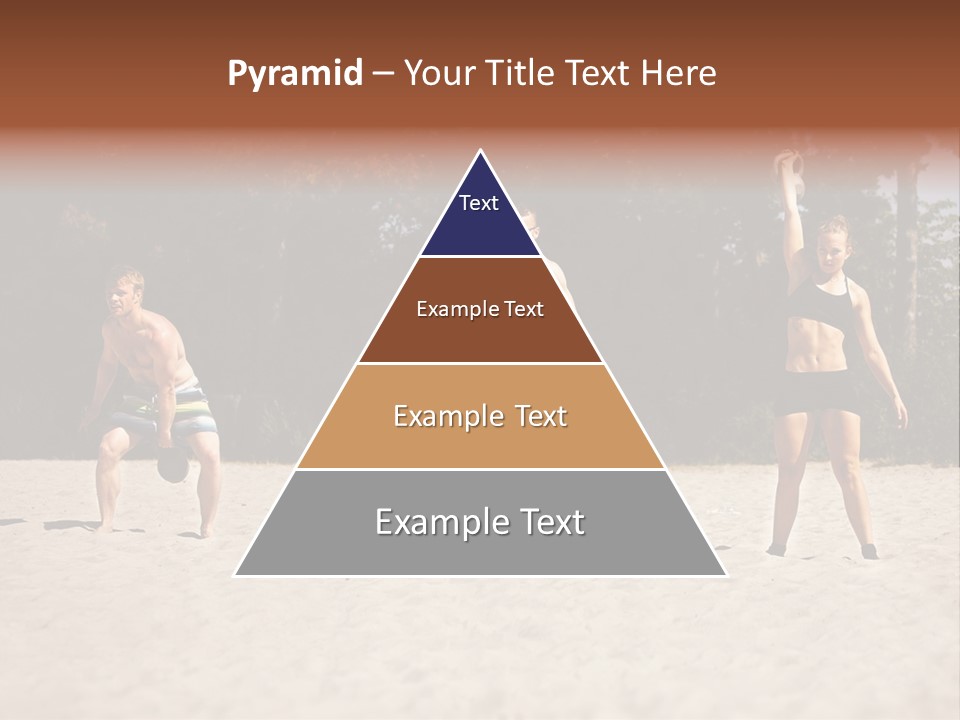 Power Training Cross PowerPoint Template