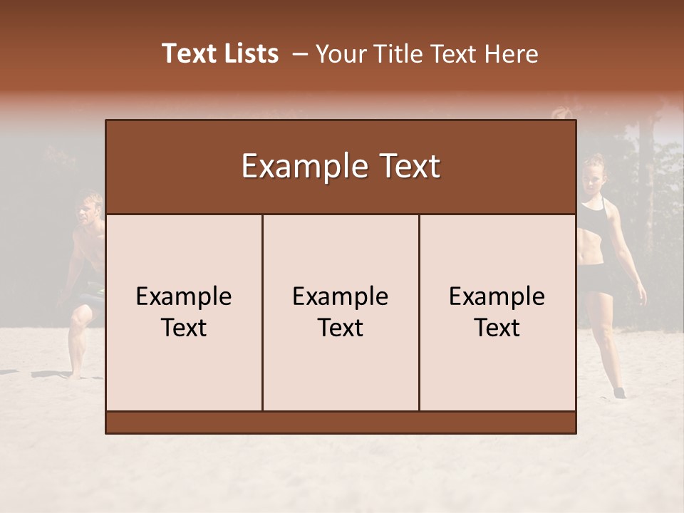 Power Training Cross PowerPoint Template