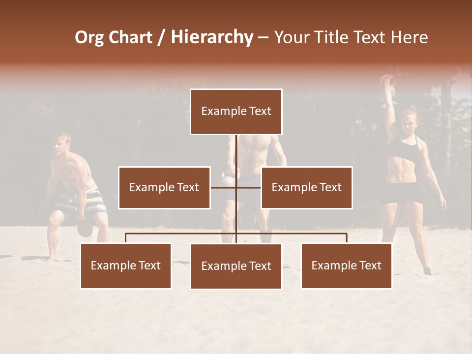 Power Training Cross PowerPoint Template