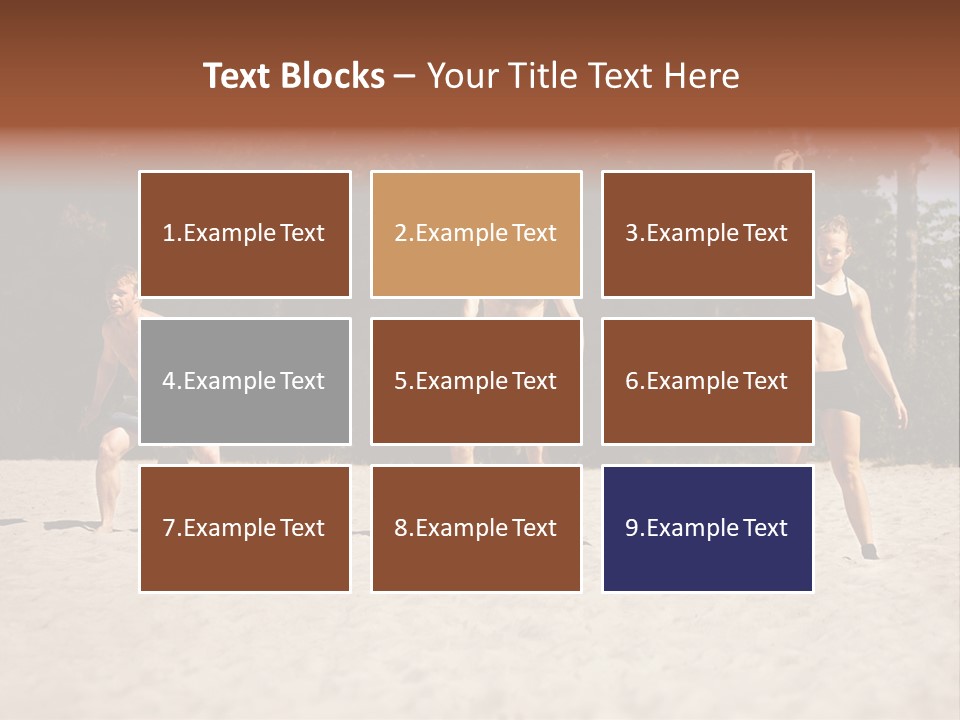 Power Training Cross PowerPoint Template