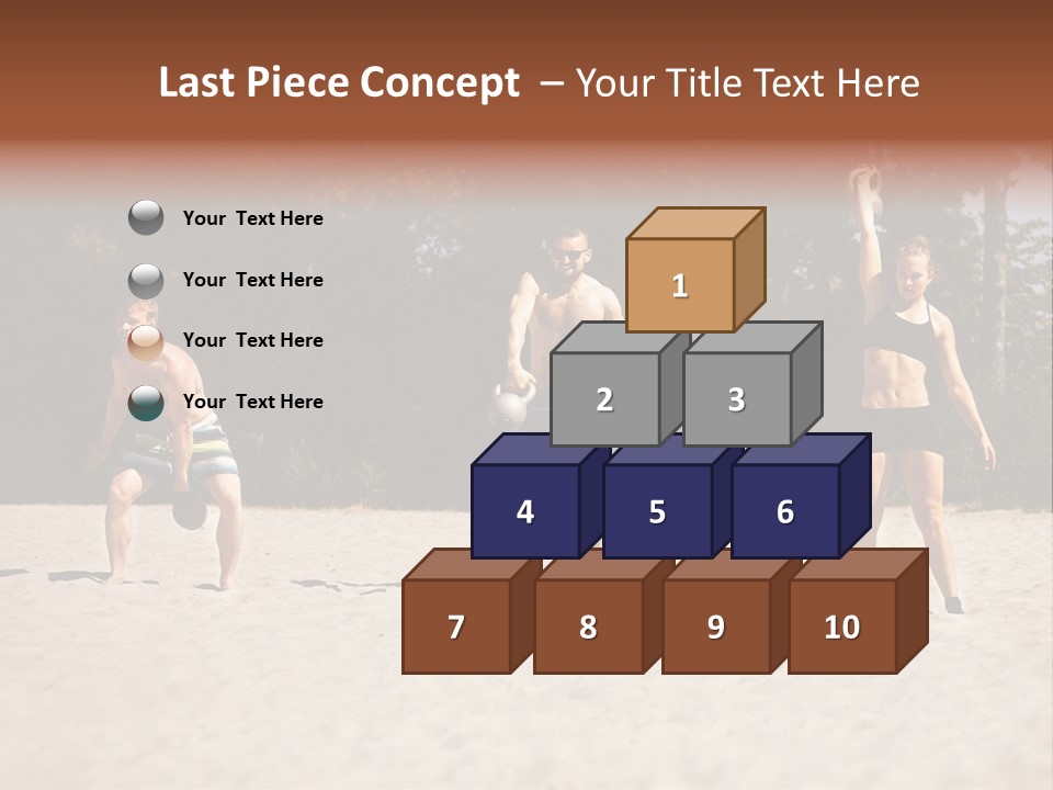 Power Training Cross PowerPoint Template