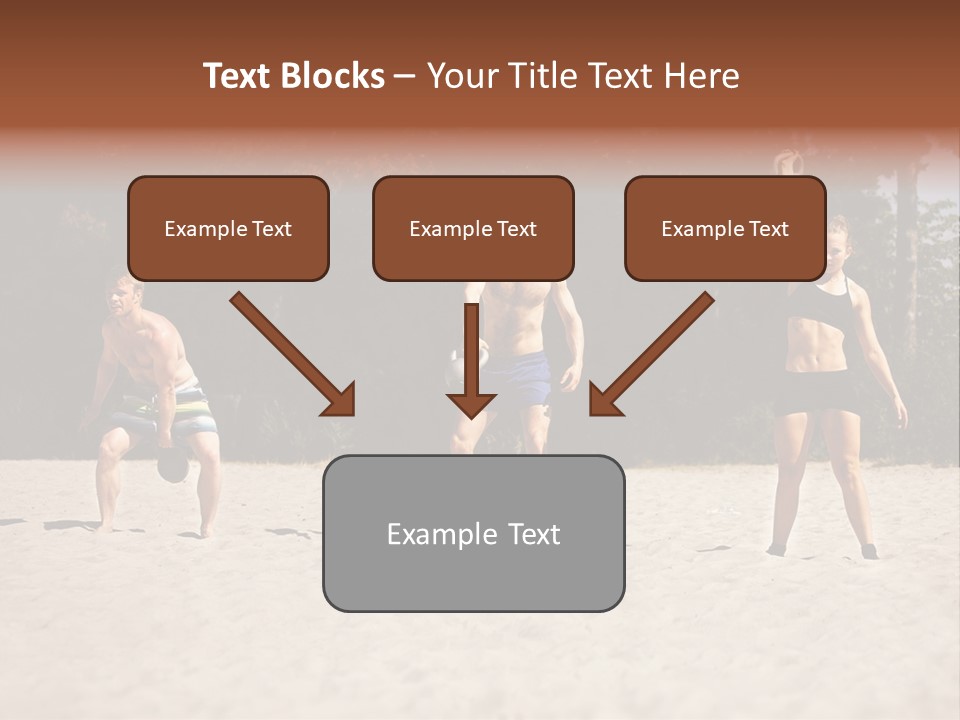 Power Training Cross PowerPoint Template