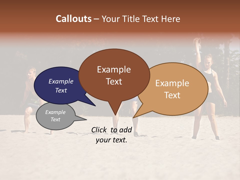 Power Training Cross PowerPoint Template