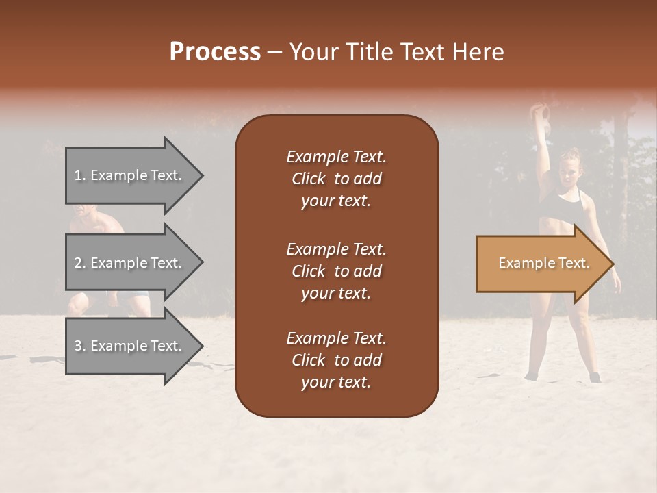 Power Training Cross PowerPoint Template