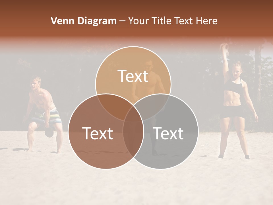 Power Training Cross PowerPoint Template